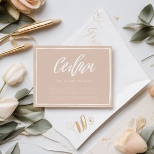 Curso de Caligrafía para Bodas y Eventos