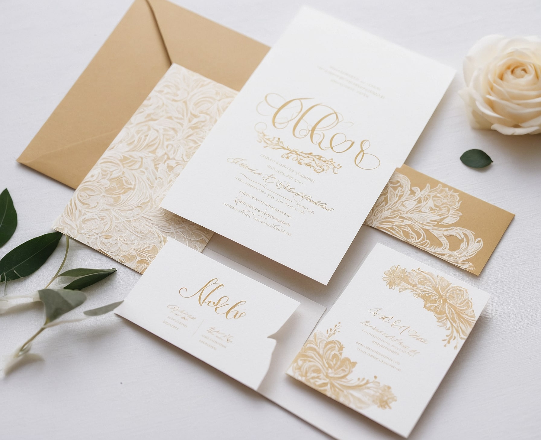 Kit Completo de Papelería para Bodas Elegantes - Imagen 4
