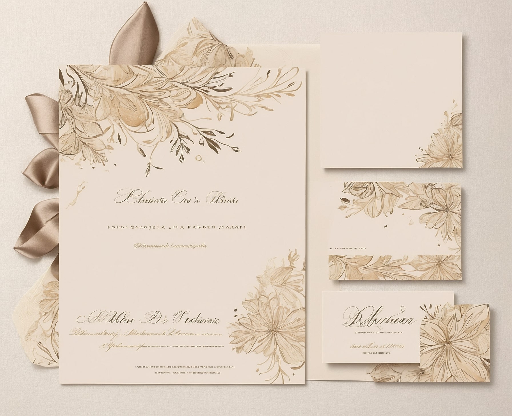 Kit Completo de Papelería para Bodas Elegantes - Imagen 2
