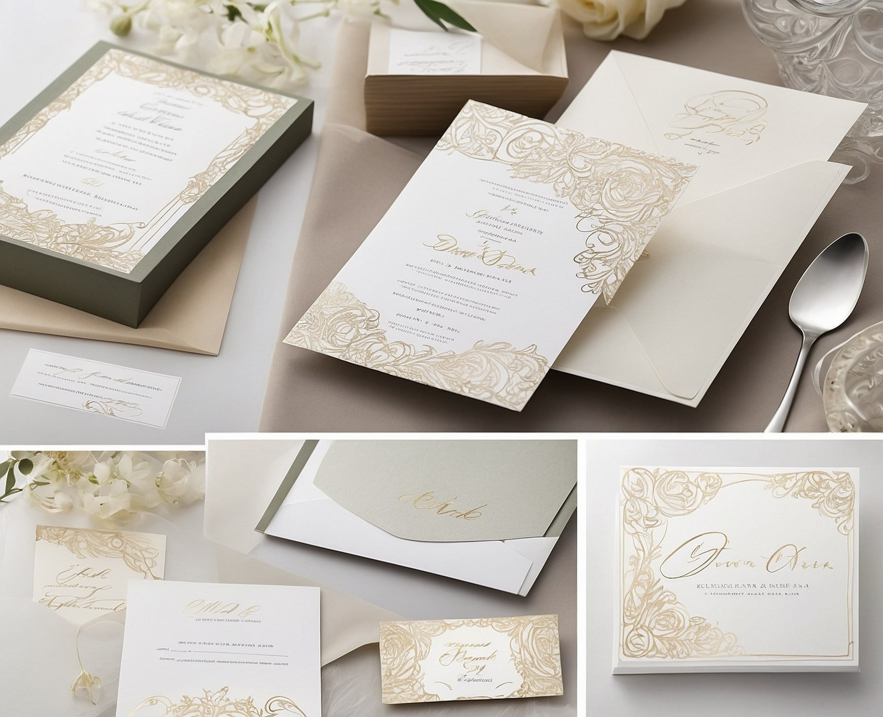 Kit Completo de Papelería para Bodas Elegantes - Imagen 3