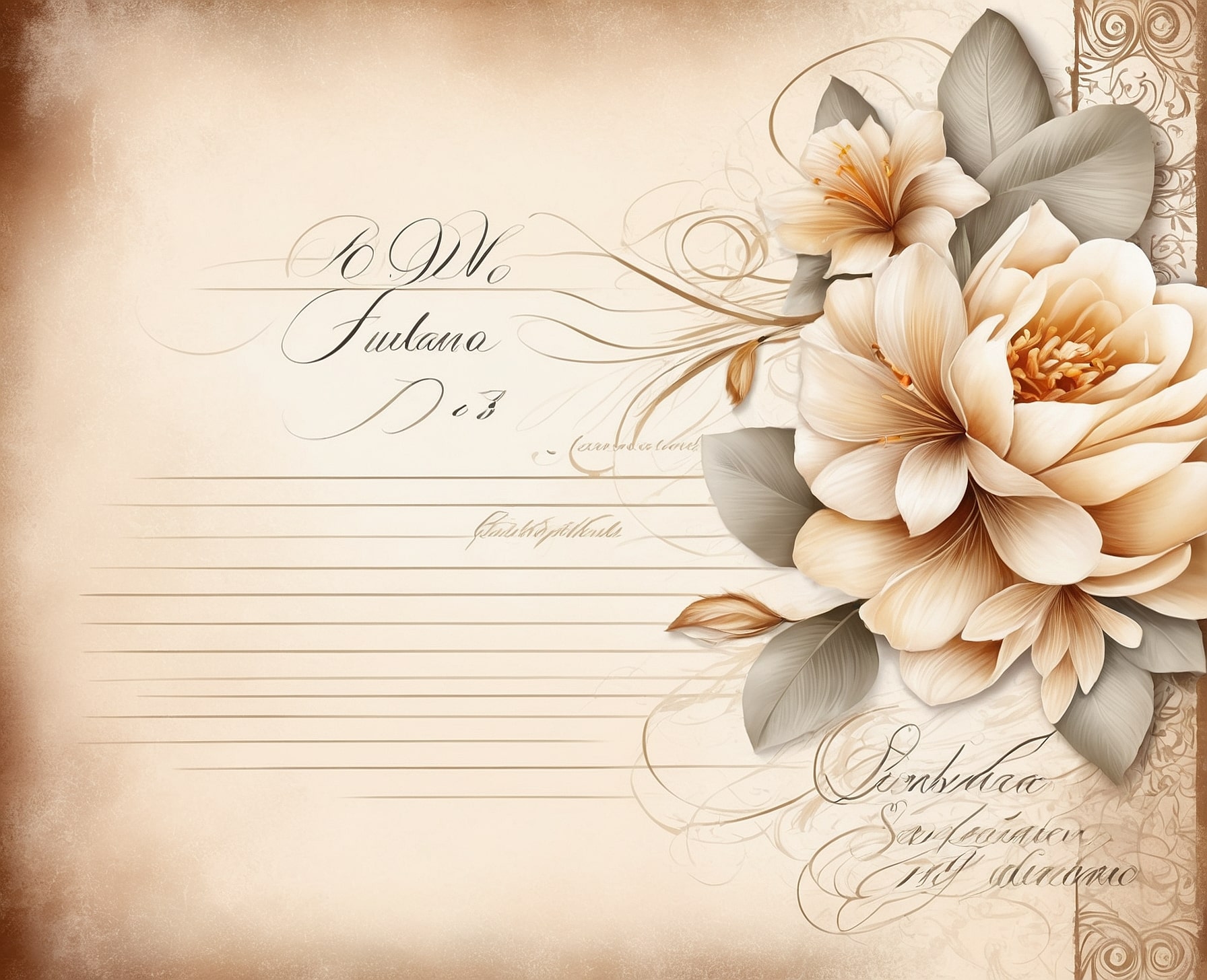 Curso de Caligrafía para Bodas y Eventos - Imagen 3