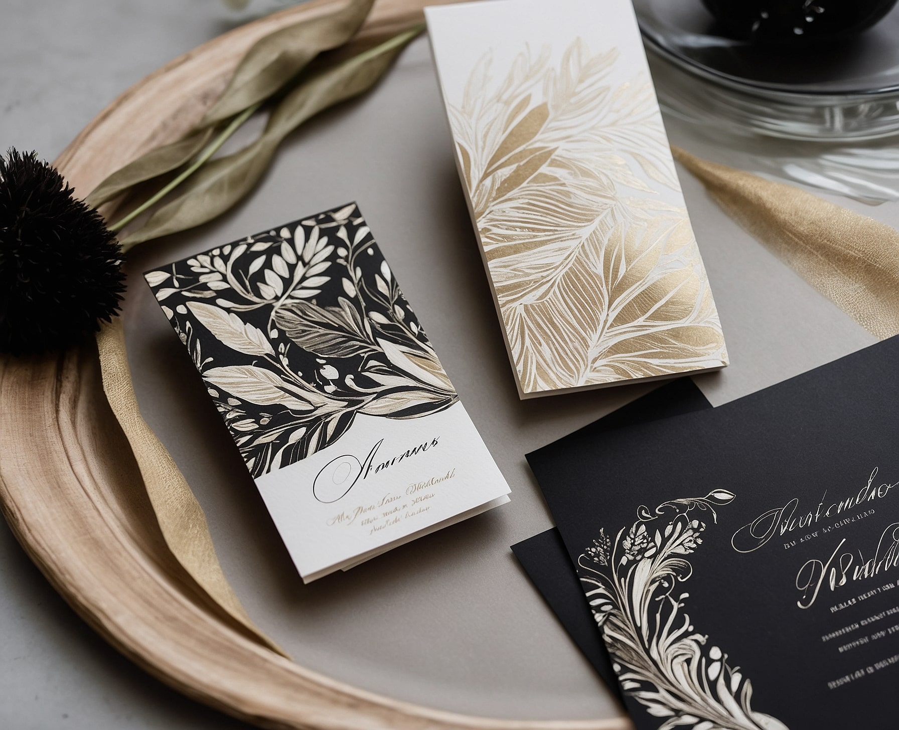 Invitaciones de boda personalizadas en caligrafía - Imagen 2