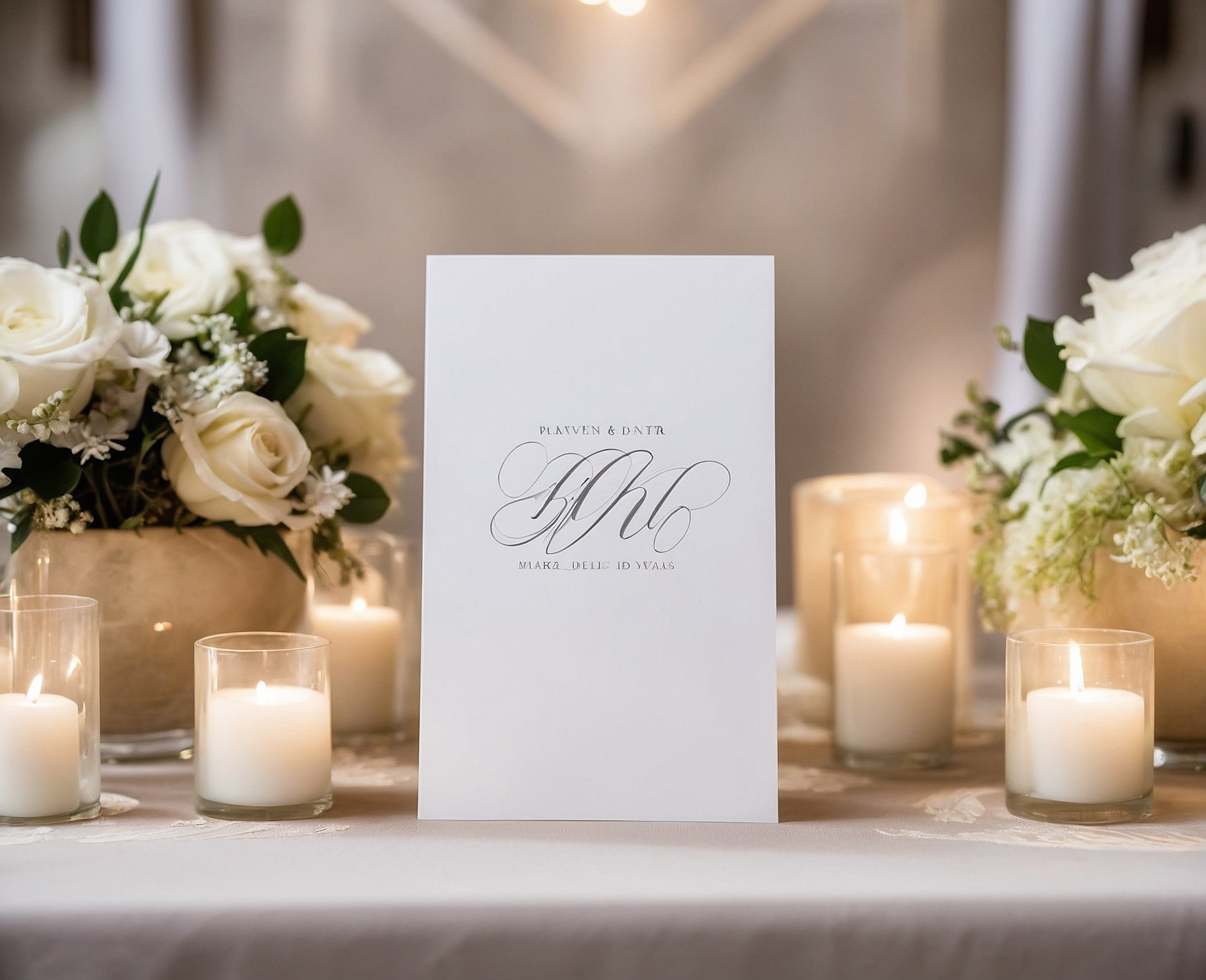 Tarjetas de Asiento Elegantes para Bodas - Imagen 4